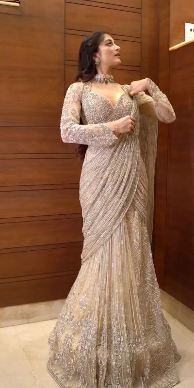 LG 1956 Cream Butterfly Net Saree Perfect for Wedding, Party, Festival Celebrations, Holi, Baisakhi . Special Price ₹2499. Delivery 4-6 Working Days | Sarees, Bollywood Sarees, Creative Sarees, Designer Sarees, Embroidered Sarees, Ethnic Saree, Modern Digital sarees, Party Wear Sarees