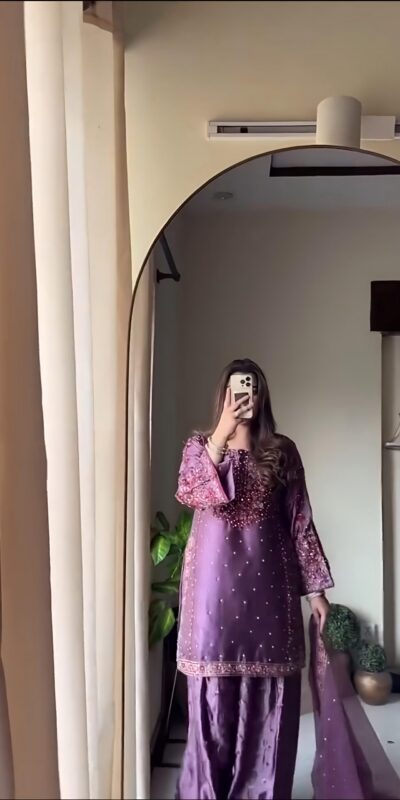 NSR 849 Lavender Chinnon Silk Salwar Suit Perfect for Wedding, Party, Baisakhi, Anniversary, Housewarming . Available at ₹1999 only. Delivery 4-6 | Jump Suits, Salwar suit, Casual Suits, Creative suits, Designer Suits, Palazzo Suits, Party Wear Suits, Patiala Suits, Straight Suits