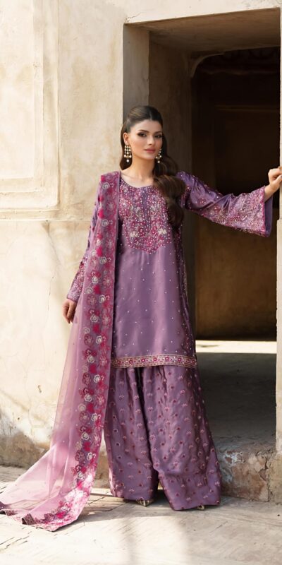 NSR 849 Lavender Chinnon Silk Salwar Suit Perfect for Wedding, Party, Baisakhi, Anniversary, Housewarming . Available at ₹1999 only. Delivery 4-6 | Jump Suits, Salwar suit, Casual Suits, Creative suits, Designer Suits, Palazzo Suits, Party Wear Suits, Patiala Suits, Straight Suits