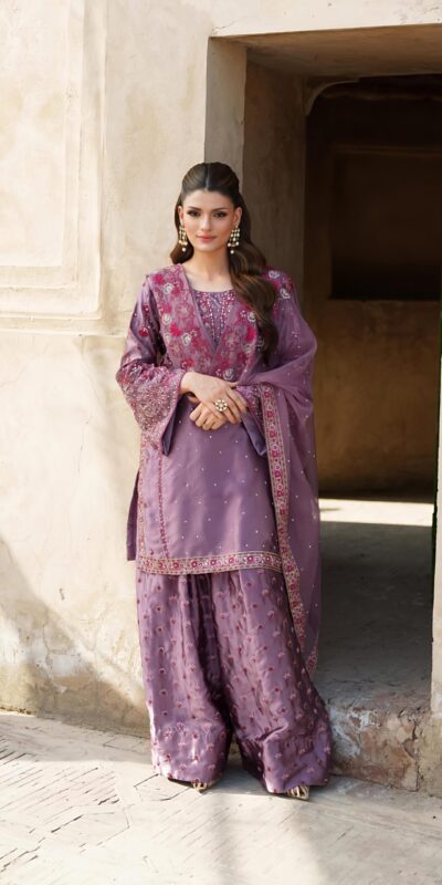 NSR 849 Lavender Chinnon Silk Salwar Suit Perfect for Wedding, Party, Baisakhi, Anniversary, Housewarming . Available at ₹1999 only. Delivery 4-6 | Jump Suits, Salwar suit, Casual Suits, Creative suits, Designer Suits, Palazzo Suits, Party Wear Suits, Patiala Suits, Straight Suits