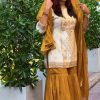 RTC 5918 Mustard Natural Crep With Lace Work Salwar Suit . Wedding, Party, Festive, Events, Grab it for ₹1949. Delivery 4-6 Working Days. Shop now. | Jump Suits, Tops & Bottoms, Track Suits, Salwar suit, Casual Suits, Creative suits, Designer Suits, Palazzo Suits, Party Wear Suits, Patiala Suits, Straight Suits, Trendy Wear