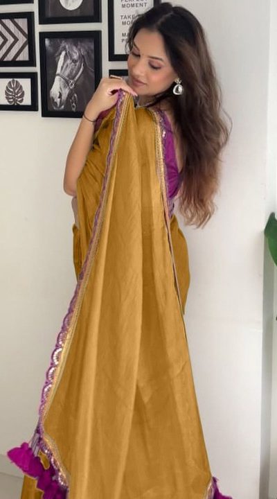 SC 353 Mustard Pure Erode Silk With Lace Work & Embroidery Work Saree . Affordable Price ₹1399. Delivery 4-6 Working Days. Shop now. | Sarees, Bollywood Sarees, Creative Sarees, Designer Sarees, Embroidered Sarees, Ethnic Saree, Modern Digital sarees, Party Wear Sarees