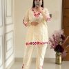 ZSR 3137 Off White | Off White Cotton Salwar Suit with Embroidery Work & Thread Embroidery. Introductory Price ₹1899. Delivery 4-6 Working Days. Shop now. | Jump Suits, Tops & Bottoms, Track Suits, Salwar suit, Casual Suits, Creative suits, Designer Suits, Palazzo Suits, Party Wear Suits, Patiala Suits, Straight Suits, Trendy Wear