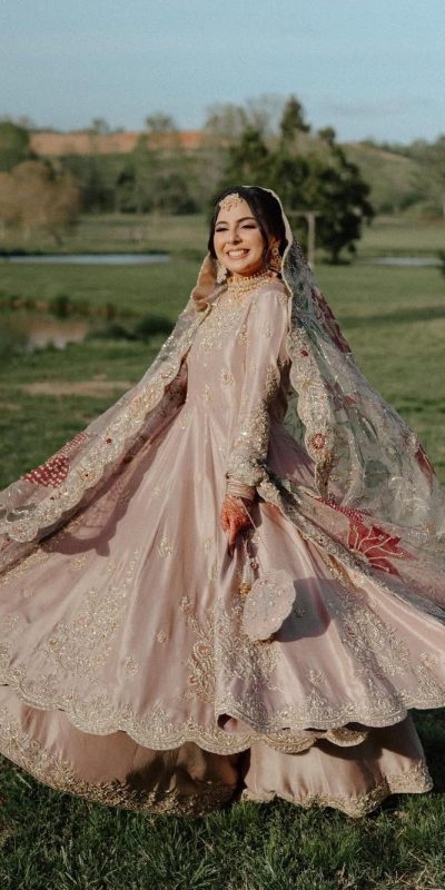 LG 1981 Peach Chinon With Embroidery Work & Lace Work Gown Wedding, Party, Festive, Events, Available at βΉ2499 only. Delivery 4-6 Working Days. Shop now. | Gowns, Bollywood Gowns, Creative Gowns, Designer Gowns, Embroidered Gowns, Party Wear Gowns