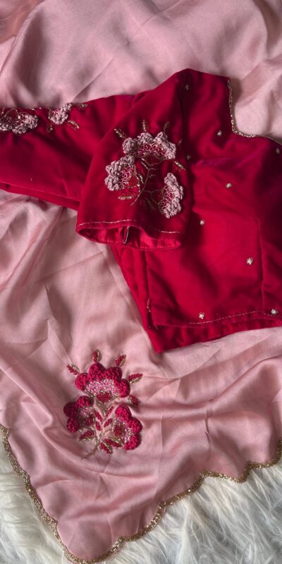 AC AZAELEA Pink Rangoli Silk Lace Work & Resham Work Saree with . Exclusive Offer ₹2549. Delivery 4-6 Working Days. Shop now. | Sarees, Bollywood Sarees, Creative Sarees, Designer Sarees, Embroidered Sarees, Ethnic Saree, Modern Digital sarees, Party Wear Sarees