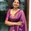KP 4040 Purple Soft Lichi Silk Saree Perfect for Wedding, Party, Ethnic Day, Raksha Bandhan, Temple Visit – . Exclusive Offer ₹1299. Delivery 4-6 Working D | Sarees, Bollywood Sarees, Creative Sarees, Designer Sarees, Embroidered Sarees, Ethnic Saree, Modern Digital sarees, Party Wear Sarees