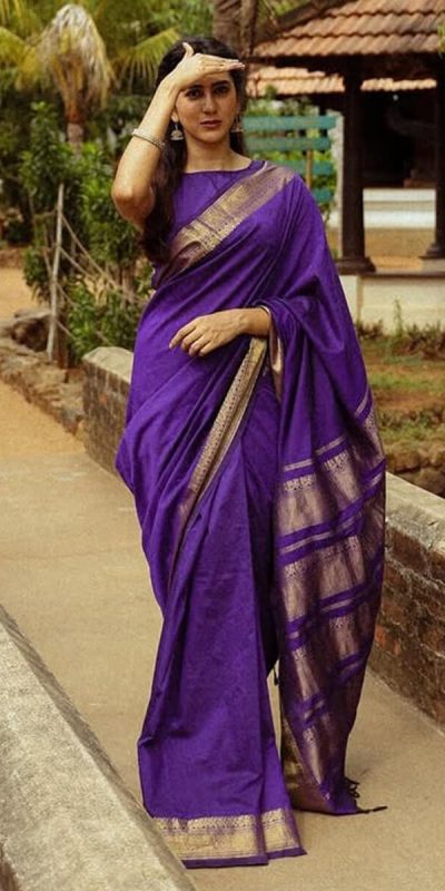 KP 6031 Purple Soft Lichi Silk Cloth Saree with Designer Work. Affordable Price ₹1349. Delivery 4-6 Working Days. Shop now. | Sarees, Bollywood Sarees, Creative Sarees, Designer Sarees, Embroidered Sarees, Ethnic Saree, Modern Digital sarees, Party Wear Sarees
