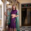 LNB 1245 Purple Tasar Silk With Gotta Patti Work & Lace Work Lehenga Choli Best Price ₹2449. Delivery 4-6 Working Days. Shop now. | Lehenga, Bollywood Lehenga, Creative Lehenga, Designer Lehenga, Embroidered Lehenga, Party Wear Lehenga