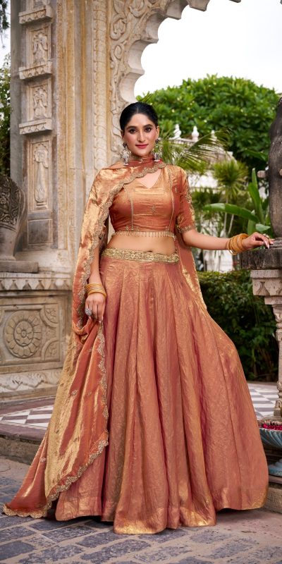 LNB 1440 Rust Fendi Sequins Work & Embroidery Work Lehenga Choli in . Introductory Price ₹2999. Delivery 4-6 Working Days. Shop now. | Lehenga, Bollywood Lehenga, Creative Lehenga, Designer Lehenga, Embroidered Lehenga, Party Wear Lehenga