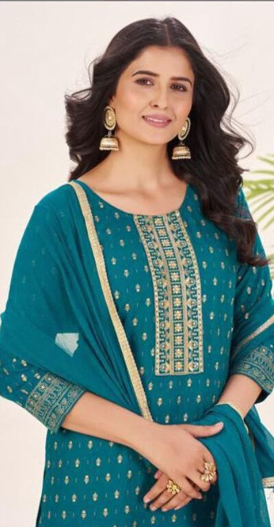 INLI Muskaan Teal in Rayon Lace Work & Embroidery Work Salwar Suit. Festive Deal ₹1949. Delivery 4-6 Working Days. Shop now. | Jump Suits, Salwar suit, Casual Suits, Creative suits, Designer Suits, Palazzo Suits, Party Wear Suits, Patiala Suits, Straight Suits