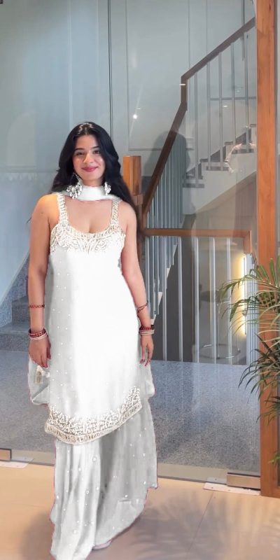 KD 1531 White Faux Georgette Lace Work Salwar Suit in . Wedding, Party, Festive, Events, Grab it for ₹2399. Delivery 4-6 Working Days. Shop now. | Jump Suits, Tops & Bottoms, Track Suits, Salwar suit, Casual Suits, Creative suits, Designer Suits, Palazzo Suits, Party Wear Suits, Patiala Suits, Straight Suits, Trendy Wear