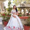 LNB 1413 White Georgette With Sequins Work & Embroidery Work Lehenga Choli . Affordable Price ₹3299. Delivery 4-6 Working Days. Shop now. | Lehenga, Bollywood Lehenga, Creative Lehenga, Designer Lehenga, Embroidered Lehenga, Party Wear Lehenga