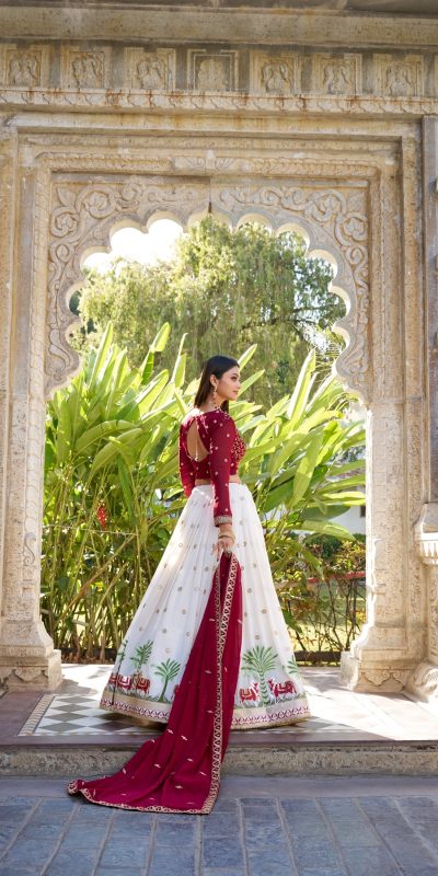 LNB 1412 White Georgette With Sequins Work & Embroidery Work Lehenga Choli Affordable Price ₹2799. Delivery 4-6 Working Days. Shop now. | Lehenga, Bollywood Lehenga, Creative Lehenga, Designer Lehenga, Embroidered Lehenga, Party Wear Lehenga