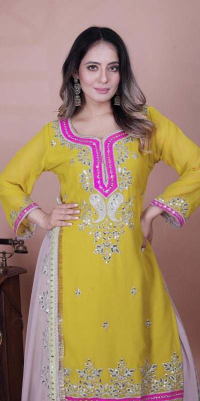 SRK 5260 Pink Faux Georgette With 5mm Embroidery Sequence Work Perfect for Wedding, Party, Karwa Chauth, Ethnic Day, Baisakhi Beast Price At 2149/- Only | Jump Suits, Salwar suit, Casual Suits, Creative suits, Designer Suits, Palazzo Suits, Party Wear Suits, Patiala Suits, Straight Suits