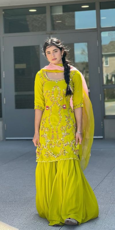 LG 1997 Yellow Georgette Embroidery Work & Lace Work Salwar Suit in . Festive Deal βΉ1899. Delivery 4-6 Working Days. Shop now. | Jump Suits, Tops & Bottoms, Track Suits, Salwar suit, Casual Suits, Creative suits, Designer Suits, Palazzo Suits, Party Wear Suits, Patiala Suits, Straight Suits, Trendy Wear
