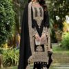 Black Faux Georgette Sequins Work Salwar Suit