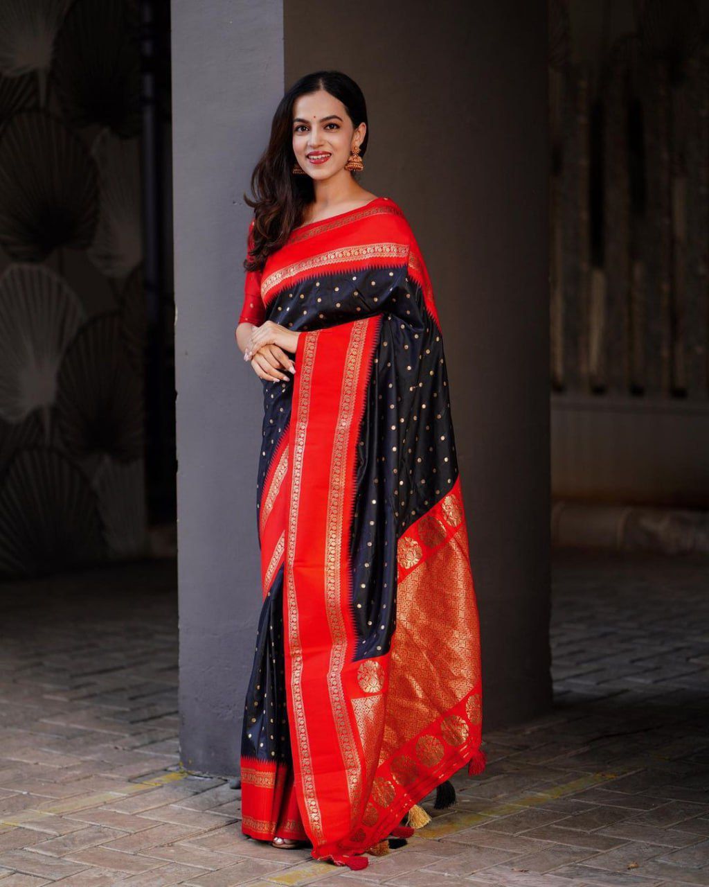 KPR 240 Black in Color Soft Lichi Silk Lace Work & Lace Border Saree . Now at just ₹1449. Delivery 4-6 Working Days. Shop now. | Sarees, Bollywood Sarees, Creative Sarees, Designer Sarees, Embroidered Sarees, Ethnic Saree, Modern Digital sarees, Party Wear Sarees