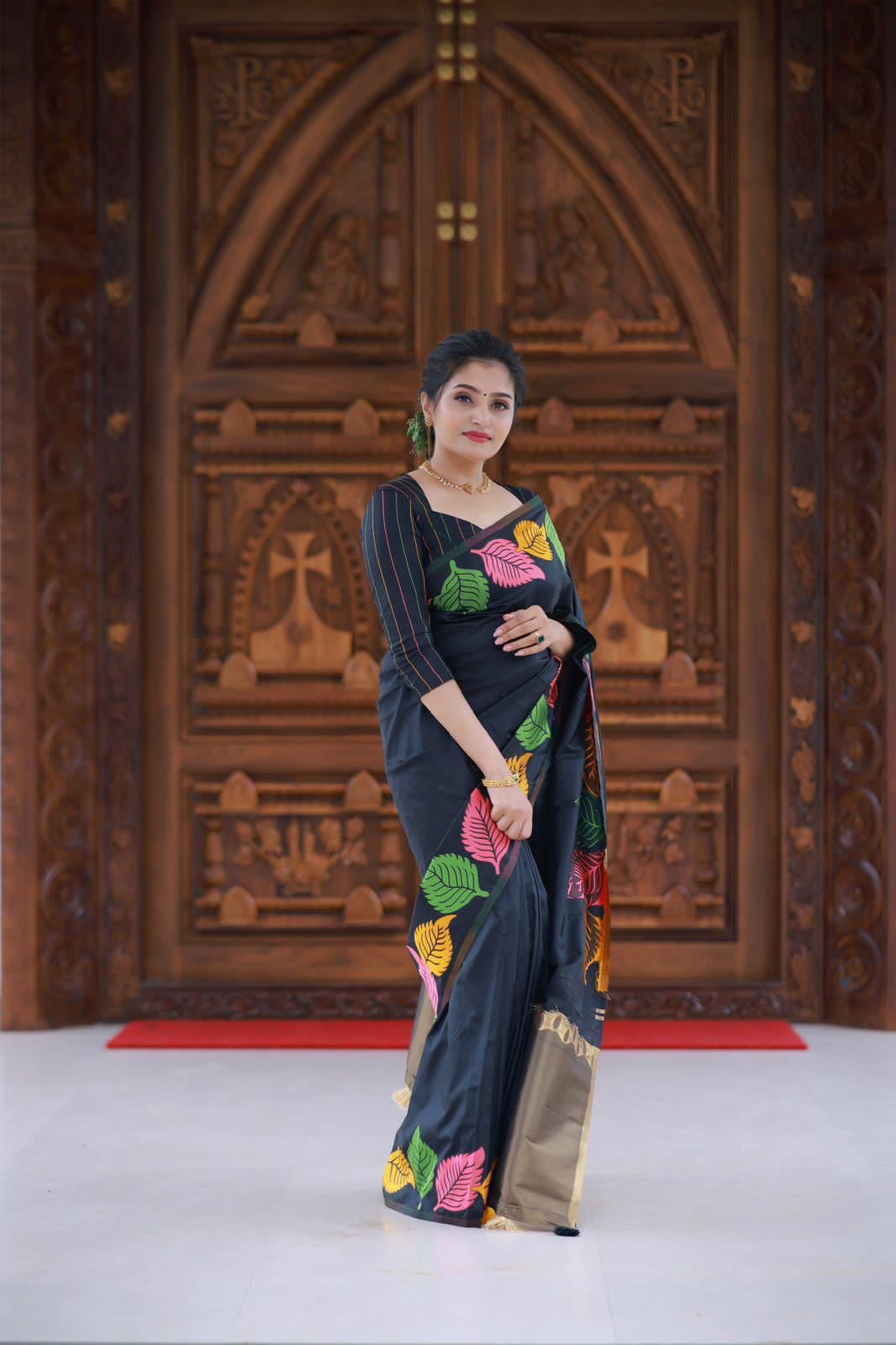 KP 6042 Black Color Soft Lichi Silk Saree with Lace Border & Lace Work. Get it for ₹1399. Delivery 4-6 Working Days. Shop now. | Sarees, Bollywood Sarees, Creative Sarees, Designer Sarees, Embroidered Sarees, Ethnic Saree, Modern Digital sarees, Party Wear Sarees