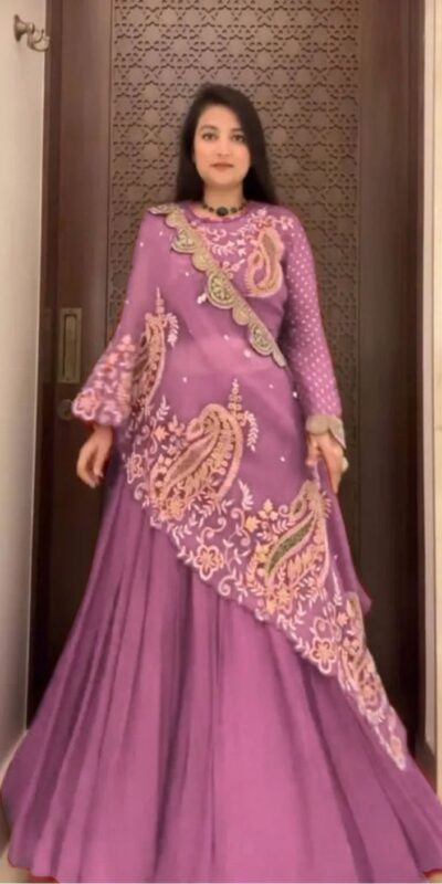 BE 400 Onion Color Georgette Lehenga Choli with Embroidery Work. Introductory Price βΉ2149. Delivery 4-6 Working Days. Shop now. | Lehenga, Bollywood Lehenga, Creative Lehenga, Designer Lehenga, Embroidered Lehenga, Party Wear Lehenga