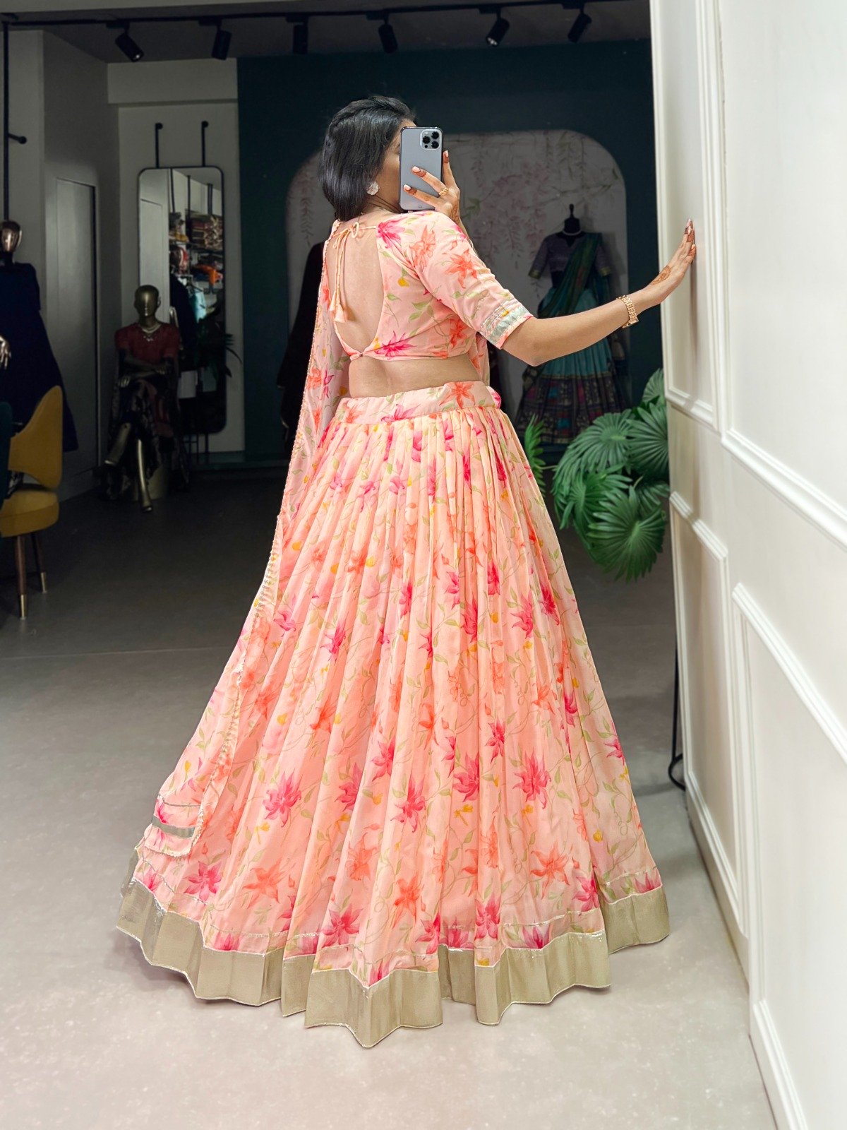 LNB 1036 Peach Color Tabby Silk with Lace Work Lehenga Choli . Wedding, Party, Festive, Events, Grab it for ₹1999. Delivery 4-6 Working Days. Shop now. | Lehenga, Bollywood Lehenga, Creative Lehenga, Designer Lehenga, Embroidered Lehenga, Party Wear Lehenga