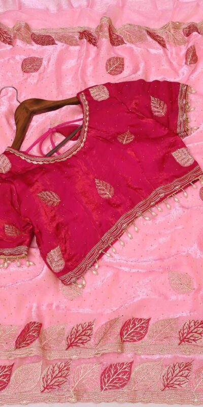SC 1005 Pink in Soft fandy Silk Embroidery Work & Lace Work Saree . Available at ₹2499 only. Delivery 4-6 Working Days. Shop now. | Sarees, Bollywood Sarees, Creative Sarees, Designer Sarees, Embroidered Sarees, Ethnic Saree, Modern Digital sarees, Party Wear Sarees