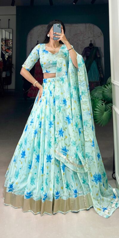 LNB 1036 Pista Color Tabby Silk with Lace Work Lehenga Choli . Wedding, Party, Festive, Events, Grab it for ₹1999. Delivery 4-6 Working Days. Shop now. | Lehenga, Bollywood Lehenga, Creative Lehenga, Designer Lehenga, Embroidered Lehenga, Party Wear Lehenga