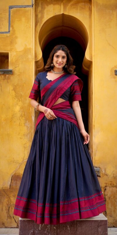 LNB 1901 Black Pure Chanderi Lehenga Choli with Embroidery Work & Thread Embroidery. Introductory Price ₹2399. Delivery 4-6 Working Days. Shop now. | Lehenga, Bollywood Lehenga, Creative Lehenga, Designer Lehenga, Embroidered Lehenga, Party Wear Lehenga