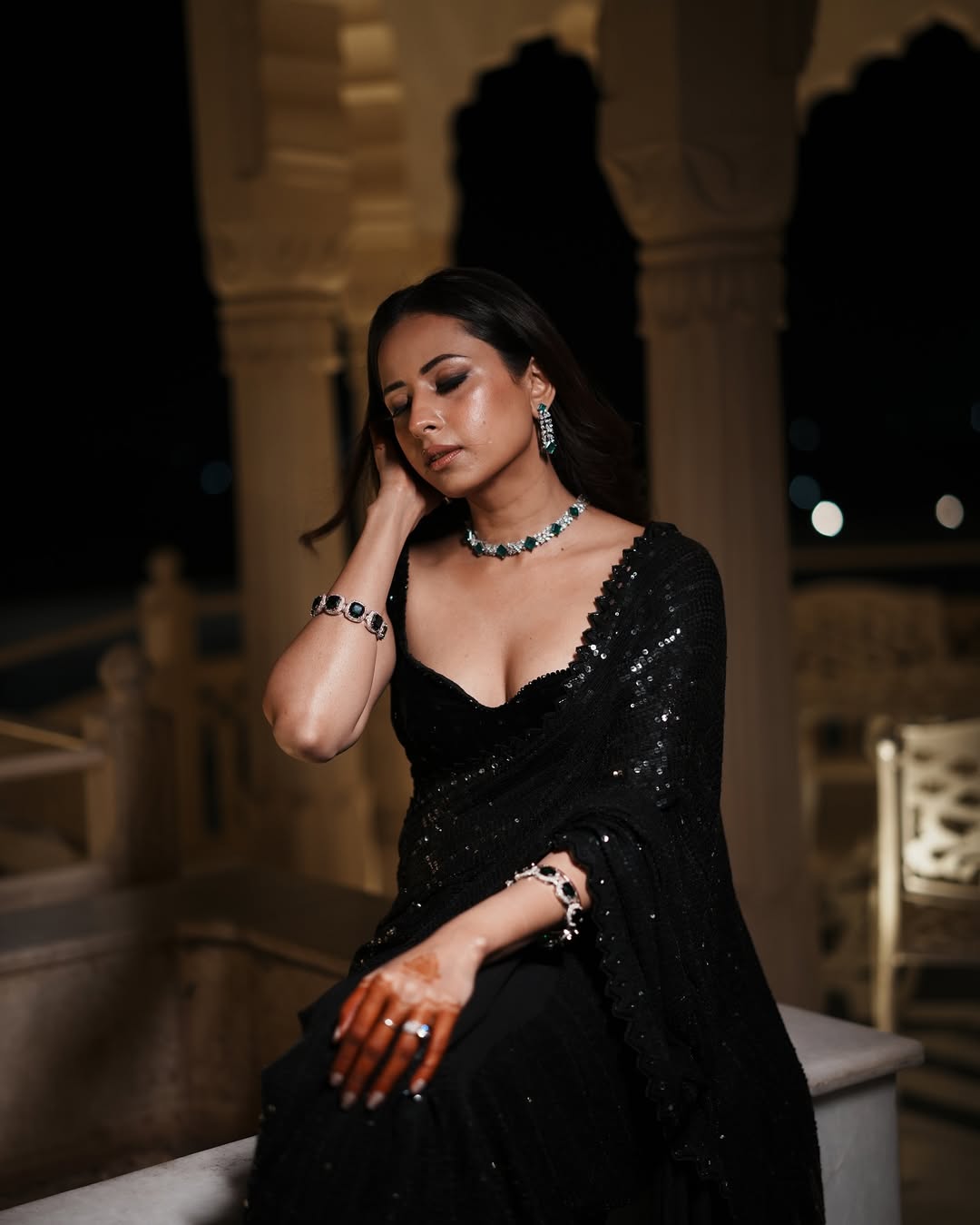 JR 636 Black Color Georgette Saree with Embroidery Work & Lace Work. Special Price ₹1899. Delivery 4-6 Working Days. Shop now. | Sarees, Bollywood Sarees, Creative Sarees, Designer Sarees, Embroidered Sarees, Ethnic Saree, Modern Digital sarees, Party Wear Sarees