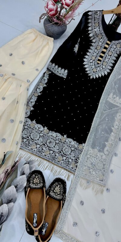 KF 1710 Black Color Georgette Salwar Suit with Lace Work. Wedding, Party, Festive, Events Introductory Price ₹2049. Delivery 4-6 Working Days. Shop now. | Jump Suits, Tops & Bottoms, Track Suits, Salwar suit, Casual Suits, Creative suits, Designer Suits, Palazzo Suits, Party Wear Suits, Patiala Suits, Straight Suits, Trendy Wear