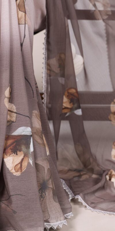 YNF 7038 Coffee Color Weightless Marbal Floral Printed Lace Border Saree Casual, Wedding, Festive, Events . Expected Delivery 4-6 Working Days @1549/- only | Sarees, Bollywood Sarees, Creative Sarees, Designer Sarees, Embroidered Sarees, Ethnic Saree, Modern Digital sarees, Party Wear Sarees