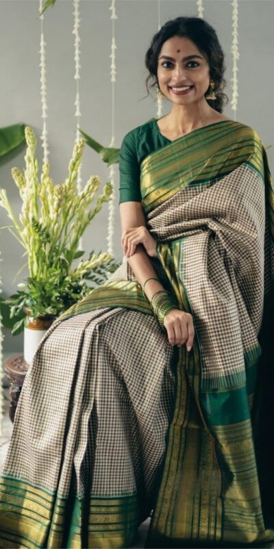 KPR 247 Green Color Soft Lichi Silk Saree with Lace Border & Lace Work. Best Price ₹1499. Delivery 4-6 Working Days. Shop now. | Sarees, Bollywood Sarees, Creative Sarees, Designer Sarees, Embroidered Sarees, Ethnic Saree, Modern Digital sarees, Party Wear Sarees