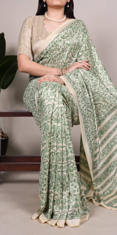 YNF 7014 Green Tasar Silk Saree Perfect for Wedding, Party, Reception, Housewarming, Pooja β . Exclusive Offer βΉ1649. Delivery 4-6 Working Days. Shop | Sarees, Bollywood Sarees, Creative Sarees, Designer Sarees, Embroidered Sarees, Ethnic Saree, Modern Digital sarees, Party Wear Sarees