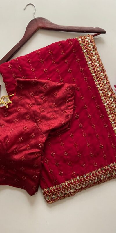 DF 3465 Maroon Faux Georgette Saree with Embroidery Work & Mirror Work. Affordable Price ₹2099. Delivery 4-6 Working Days. Shop now. | Sarees, Bollywood Sarees, Creative Sarees, Designer Sarees, Embroidered Sarees, Ethnic Saree, Modern Digital sarees, Party Wear Sarees
