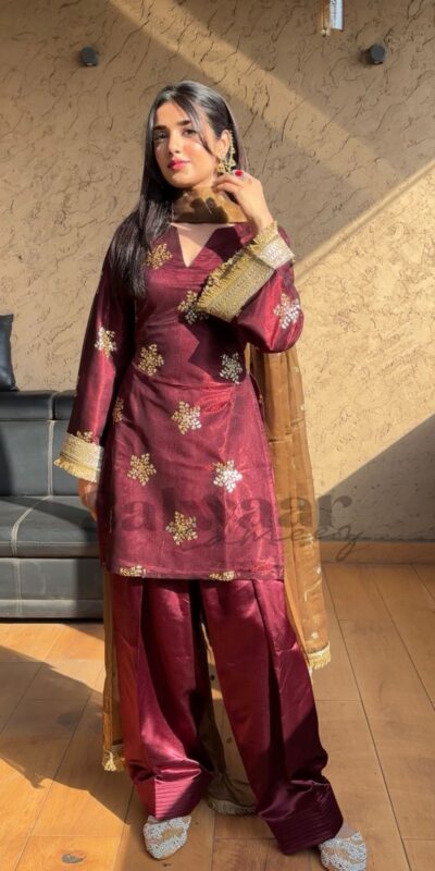 NSR 853 Maroon Natural Crep Silk Salwar Suit Perfect for Wedding, Party, Pongal, Baisakhi, Onam –. Grab it for ₹1749. Delivery 4-6 Working Days. | Jump Suits, Tops & Bottoms, Track Suits, Salwar suit, Casual Suits, Creative suits, Designer Suits, Palazzo Suits, Party Wear Suits, Patiala Suits, Straight Suits, Trendy Wear