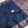 MB 197 Navy Blue Color Banarasi Silk Saree with Zari Work & Lace Work. Exclusive Offer ₹1899. Delivery 4-6 Working Days. Shop now. | Sarees, Bollywood Sarees, Creative Sarees, Designer Sarees, Embroidered Sarees, Ethnic Saree, Modern Digital sarees, Party Wear Sarees