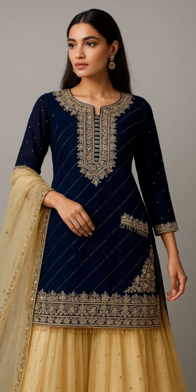 VLM 312 Navy Blue Fox Goargate Salwar Suit Perfect for Wedding, Party, Lohri, Housewarming, Anniversary – . Get it for ₹2399. Delivery 4-6 Working | Jump Suits, Tops & Bottoms, Track Suits, Salwar suit, Casual Suits, Creative suits, Designer Suits, Palazzo Suits, Party Wear Suits, Patiala Suits, Straight Suits, Trendy Wear