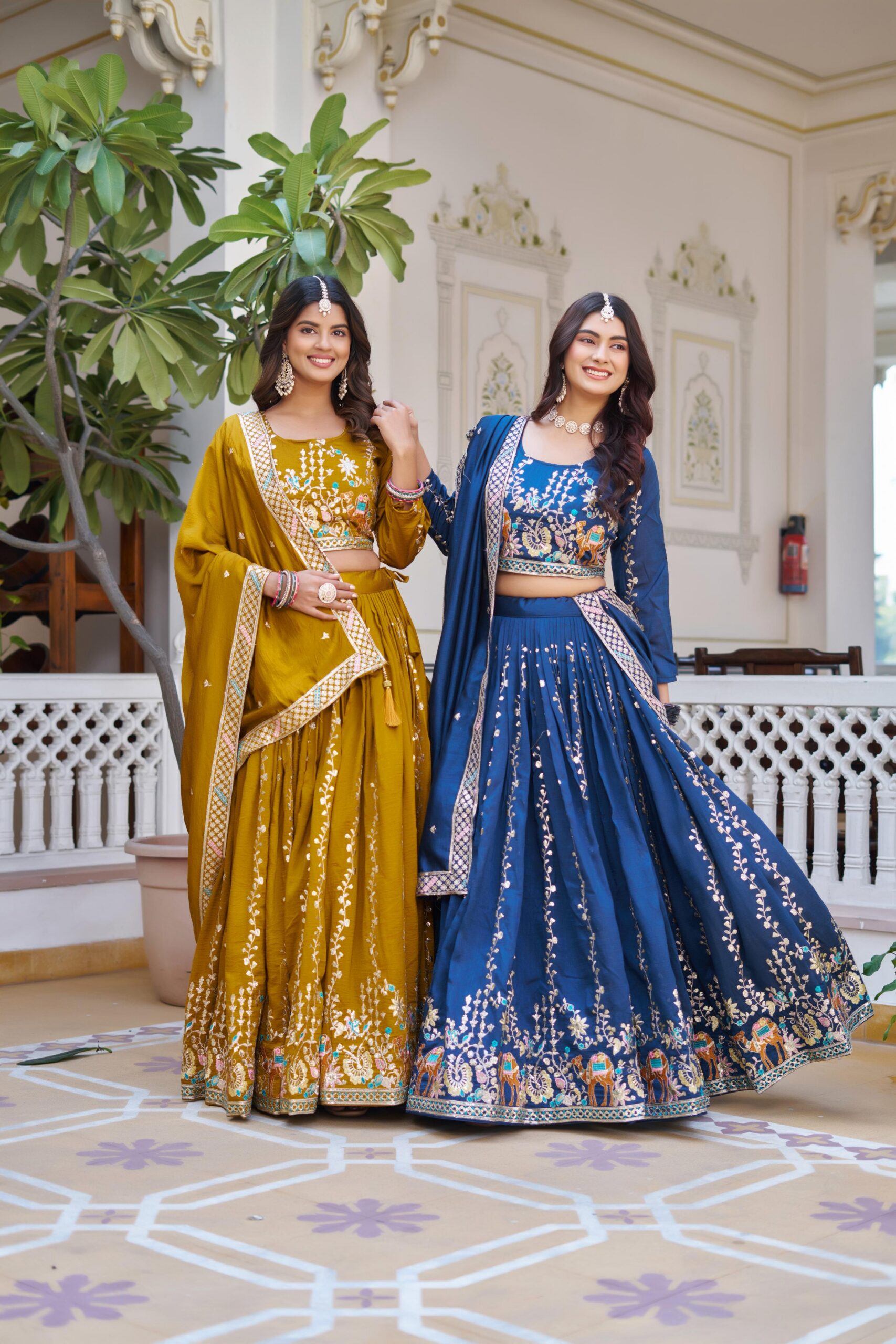 Ram 150 Navy Blue Color Vichitra Lehenga Choli with Embroidery Work. Grab it for ₹3049. Delivery 4-6 Working Days. Shop now. | Lehenga, Bollywood Lehenga, Creative Lehenga, Designer Lehenga, Embroidered Lehenga, Party Wear Lehenga
