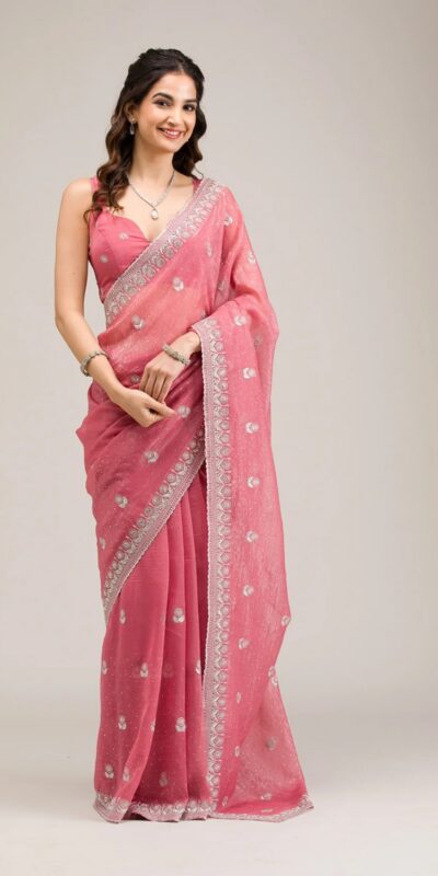 BT 439 Peach Crunchy Ciffon Saree Perfect for Wedding, Party, Bridal Wear, Raksha Bandhan, Festival Celebrations β . Special Price βΉ1899. Delivery 4-6 | Sarees, Bollywood Sarees, Creative Sarees, Designer Sarees, Embroidered Sarees, Ethnic Saree, Modern Digital sarees, Party Wear Sarees