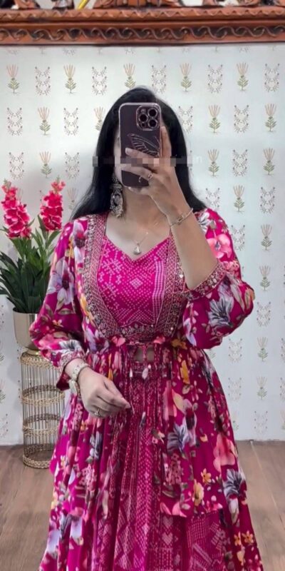 PC 534 Pink Chinon Lehenga Choli with Thread Embroidery & Embroidery Work. Festive Deal ₹2449. Delivery 4-6 Working Days. Shop now. | Lehenga, Bollywood Lehenga, Creative Lehenga, Designer Lehenga, Embroidered Lehenga, Party Wear Lehenga