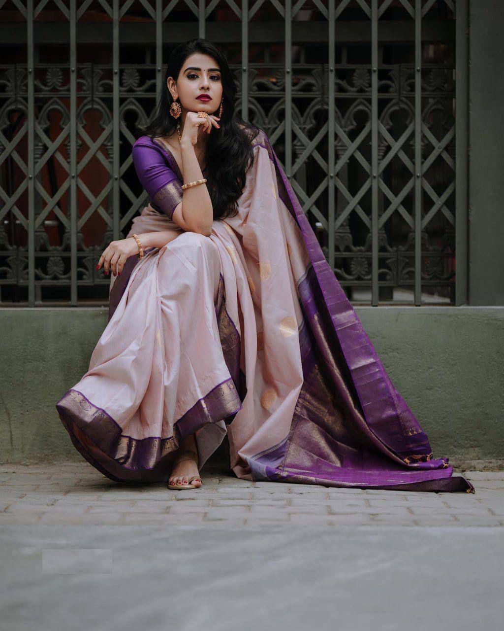 KPR 224 Purple Color Soft Lichi Silk Saree with Lace Border & Lace Work. Best Price ₹1449. Delivery 4-6 Working Days. Shop now. | Sarees, Bollywood Sarees, Creative Sarees, Designer Sarees, Embroidered Sarees, Ethnic Saree, Modern Digital sarees, Party Wear Sarees