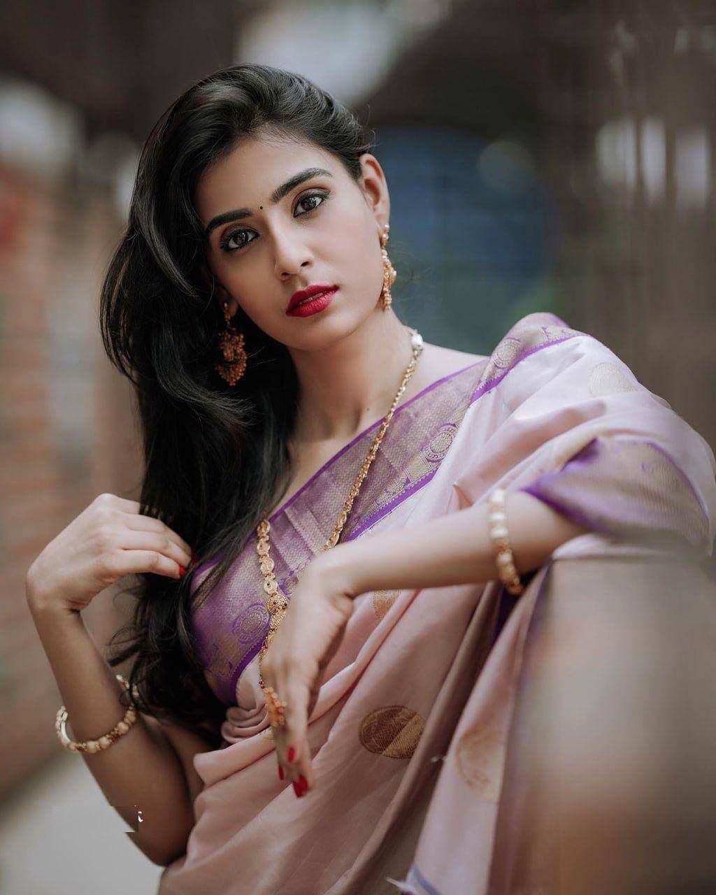 KPR 224 Purple Color Soft Lichi Silk Saree with Lace Border & Lace Work. Best Price ₹1449. Delivery 4-6 Working Days. Shop now. | Sarees, Bollywood Sarees, Creative Sarees, Designer Sarees, Embroidered Sarees, Ethnic Saree, Modern Digital sarees, Party Wear Sarees