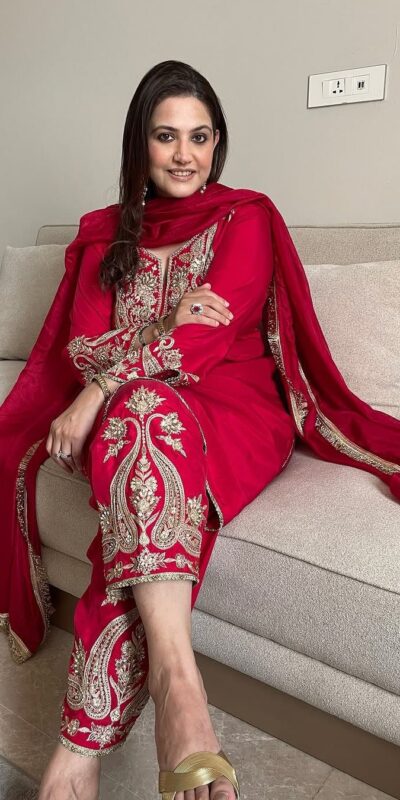 ZSR 3097 Red Pure Chinnon Silk With Embroidery Sequence Work With Full Sleeve Salwar Suit Wedding, Party, Festive, Events Exclusive Offer ₹1899. D | Jump Suits, Tops & Bottoms, Track Suits, Salwar suit, Casual Suits, Creative suits, Designer Suits, Palazzo Suits, Party Wear Suits, Patiala Suits, Straight Suits, Trendy Wear