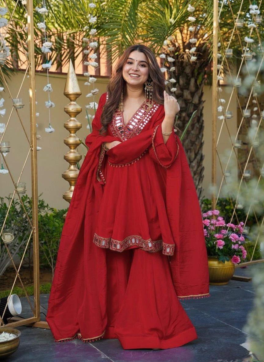 RTC 5942 Red in Black Cosmos Mirror Work & Lace Work Salwar Suit . Special Price ₹2549. Delivery 4-6 Working Days. Shop now. | Jump Suits, Tops & Bottoms, Track Suits, Salwar suit, Casual Suits, Creative suits, Designer Suits, Palazzo Suits, Party Wear Suits, Patiala Suits, Straight Suits, Trendy Wear
