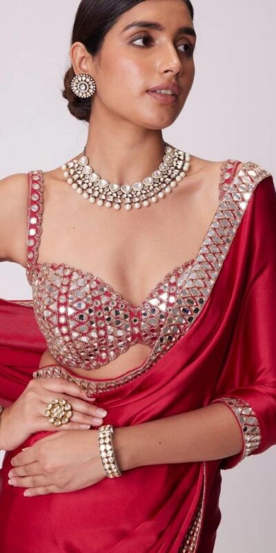 JR 637 Red Rangoli Silk Saree with Mirror Work & Embroidery Work. Exclusive Offer ₹1799. Delivery 4-6 Working Days. Shop now. | Sarees, Bollywood Sarees, Creative Sarees, Designer Sarees, Embroidered Sarees, Ethnic Saree, Modern Digital sarees, Party Wear Sarees