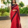 KPR 251 Red Soft Lilan Slab Saree Perfect for Wedding, Party, Temple Visit, Sangeet, Pooja – . Festive Deal ₹1349. Delivery 4-6 Working Days. Shop now. | Sarees, Bollywood Sarees, Creative Sarees, Designer Sarees, Embroidered Sarees, Ethnic Saree, Modern Digital sarees, Party Wear Sarees