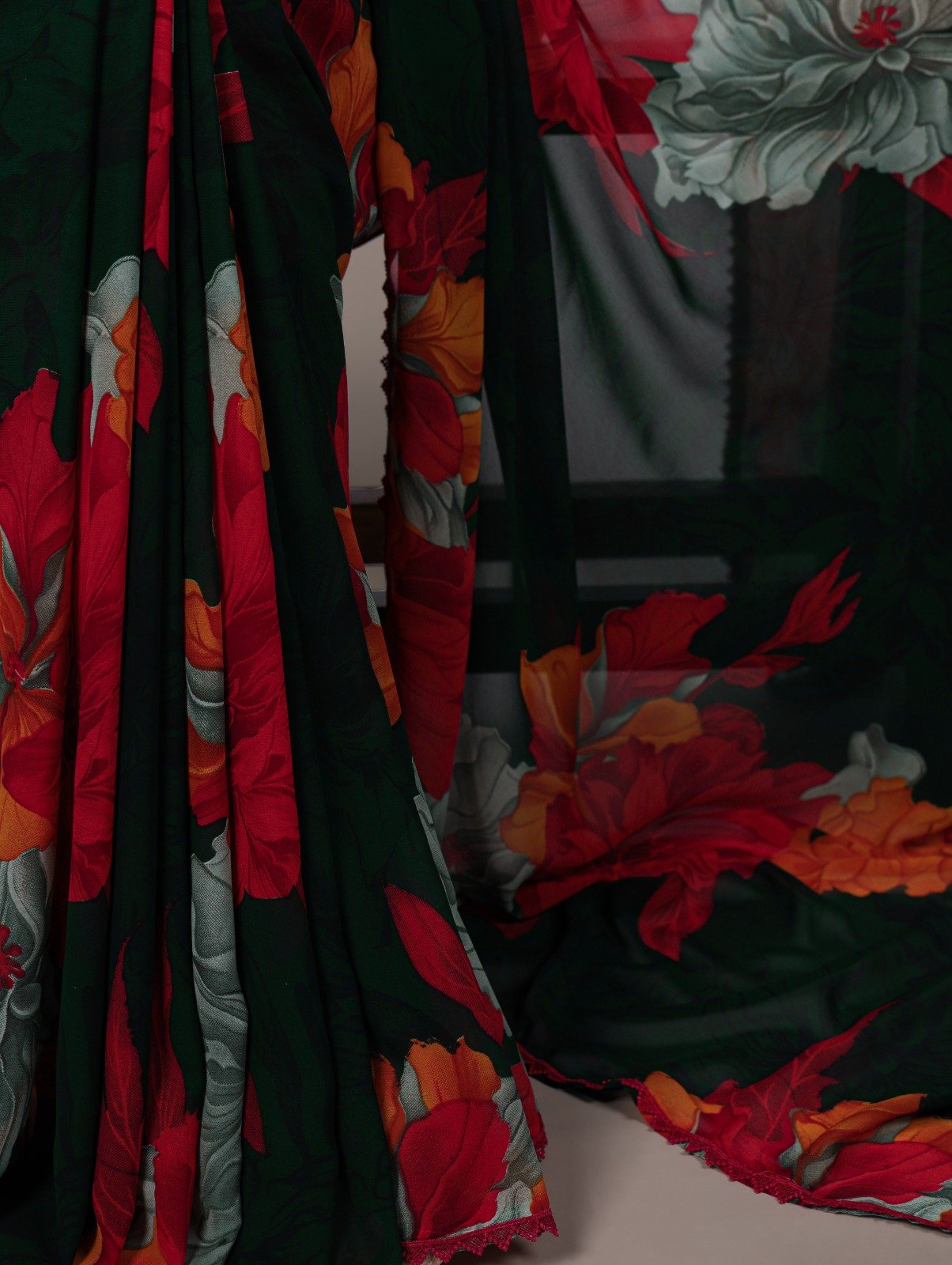 YNF 7032 Red in Weightless Marbal Lace Work & Lace Border Saree . Grab it for ₹1549. Delivery 4-6 Working Days. Shop now. | Sarees, Bollywood Sarees, Creative Sarees, Designer Sarees, Embroidered Sarees, Ethnic Saree, Modern Digital sarees, Party Wear Sarees