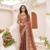 JR 645 Rust Fandy chiffon Saree Perfect for Wedding, Party, Housewarming, Durga Puja, Traditional Day – . Special Price ₹1949. Delivery 4-6 Working Day | Sarees, Bollywood Sarees, Creative Sarees, Designer Sarees, Embroidered Sarees, Ethnic Saree, Modern Digital sarees, Party Wear Sarees