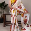 YNF 7009 White Chiffon Saree with Lace Work. Wedding, Party, Festive, Events, Exclusive Offer ₹1749. Delivery 4-6 Working Days. Shop now. | Sarees, Bollywood Sarees, Creative Sarees, Designer Sarees, Embroidered Sarees, Ethnic Saree, Modern Digital sarees, Party Wear Sarees