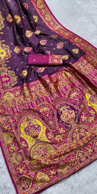 MB 56 Wine in Color Paithani Silk Lace Border & Lace Work Saree . Special Price ₹2399. Delivery 4-6 Working Days. Shop now. | Sarees, Bollywood Sarees, Creative Sarees, Designer Sarees, Embroidered Sarees, Ethnic Saree, Modern Digital sarees, Party Wear Sarees