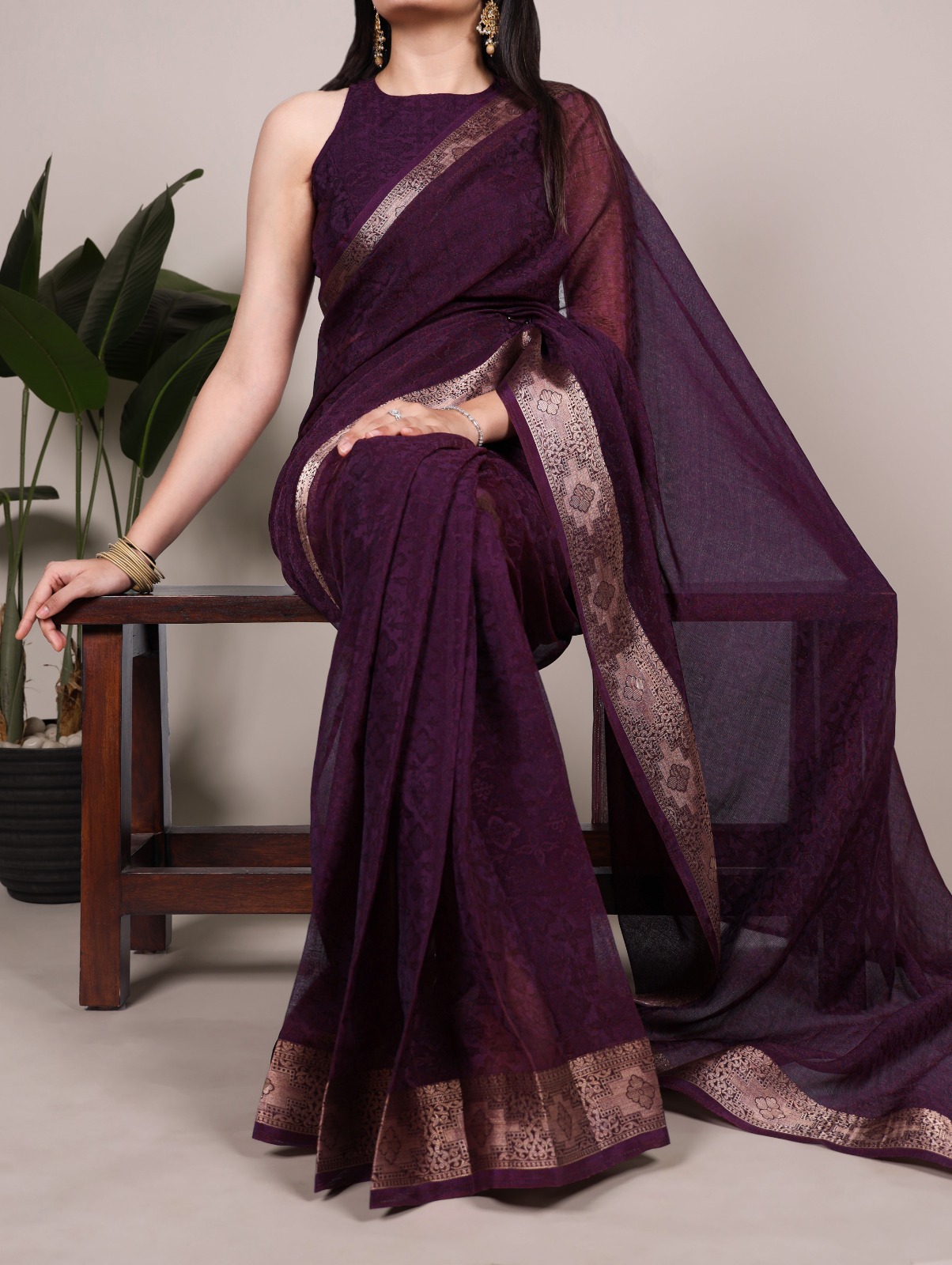 YNF 7911 Wine Poly Shimmer Saree Perfect for Wedding, Party, Ganesh Chaturthi, Bridal Wear, Temple Visit –. Available at ₹1499 only. Delivery 4-6 Workin | Sarees, Bollywood Sarees, Creative Sarees, Designer Sarees, Embroidered Sarees, Ethnic Saree, Modern Digital sarees, Party Wear Sarees